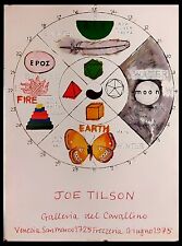 1975 * Manifesto Poster Arte "Joe TILSON, Galleria del Cavallino - Venezia" Ital