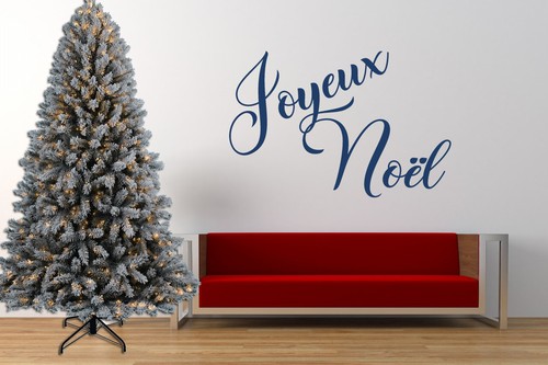 Adesivo murale joyeux noël - joyeux,