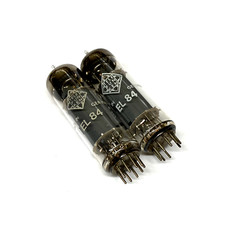 Coppia tubi valvole EL84 usati