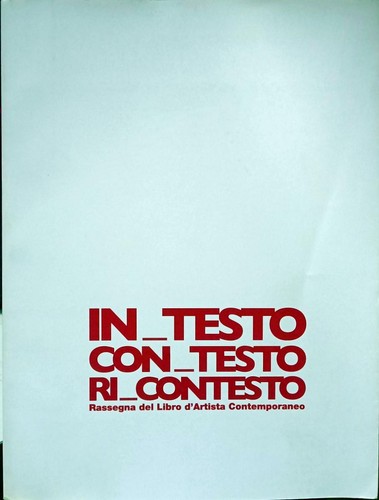 Libro arte testo con - in_testo, con_testo