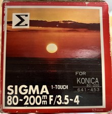 Sigma 80-200 f-4.5-5.6