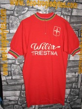 Vintage Cycling Jersey wool Maglia Ciclismo Bici eroica '70s Wilier Triestina