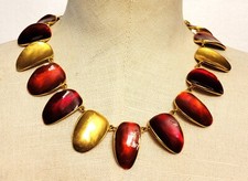 Oro Vintage Tono Rosso Smalto