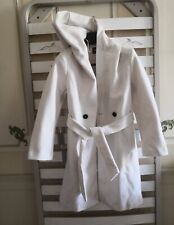 Cappotto ZARA, con cappuccio e cintura NUOVO.