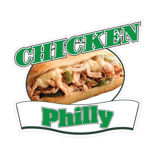 Decalcomanie food truck - truck, pollo