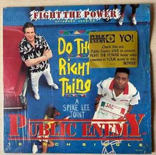 PUBLIC ENEMY - FIGHT THE POWER - VINILE  12" - VINILE NEAR MINT - COPERTINA VG+