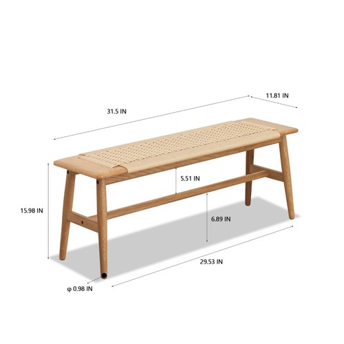 Panca fine letto seduta - 31,5",