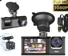 Dash Cam 3 Telecamere WIFI