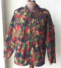 Giacca mimetica esercito svizzero Alpenflage anni '80n tg. S/M mai usata