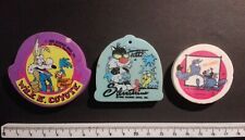 Lotto 3 gomme da collezione anni 80/90 worner bros, lupo alberto