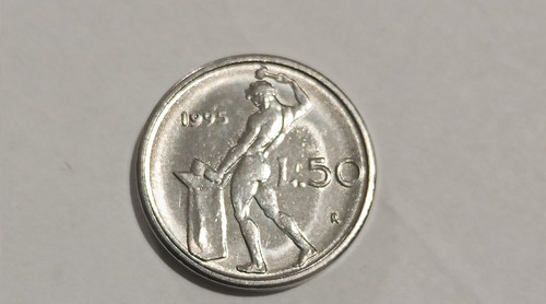 Moneta lire piccola del - moneta,