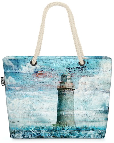 Quadro faro navigazione beach
