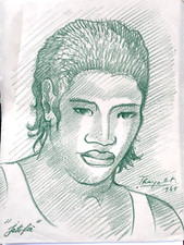 THAYAHT Ernesto Michahelles 1893/1959 omaggio a Gauguin 1949 firma garant. futur