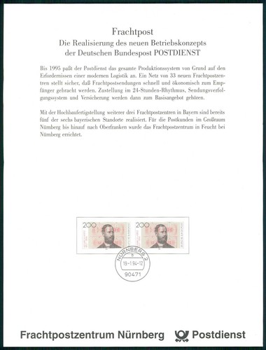 Deutsche post geschenk 1994 - deutsche,