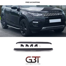 PER LAND ROVER DISCOVERY SPORT PASSI LATERALI TAVOLE DA CORSA NERO/ARGENTO (stile OE)