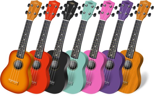 Set ukulele colorato pezzi - set, 7