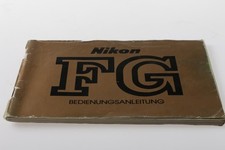 NIKON FG manuale di istruzioni