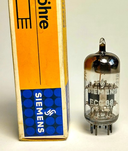Ecc88 6dj8 siemens tube - ecc88,
