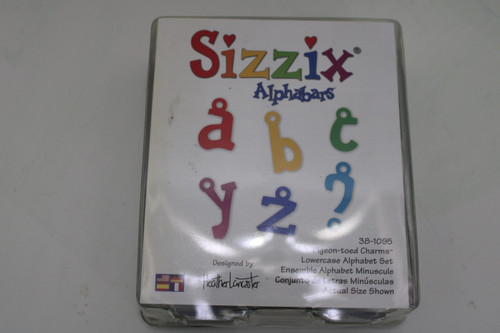 Sizzix alphabars charm con - sizzix,