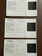 Bulova N.3 Certificati di