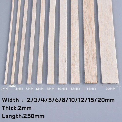 Striscia balsa legno - striscia, in