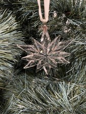 Cristallo Swarovski 2011 GRANDE 3” ornamento fiocco di neve **senza scatola