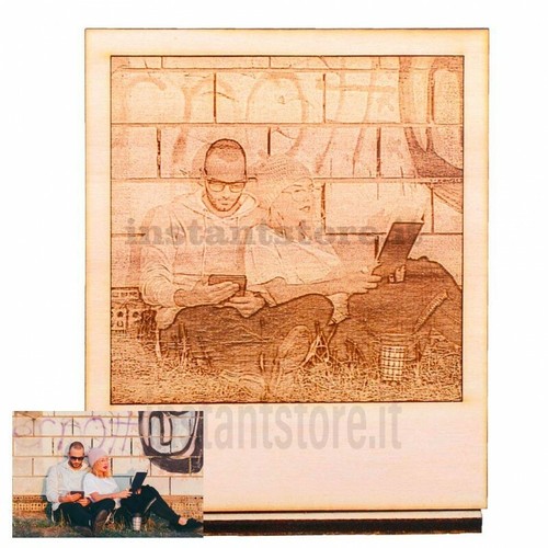 Fotoincisione laser legno - fotoincisione,