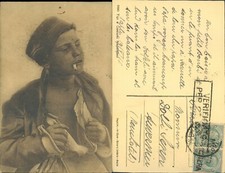 NAPOLI R@RISSIM@ IMMAGINE DELLO SCUGNIZZO NAPOLETANO CON SIGARETTA R@R@-N.49034