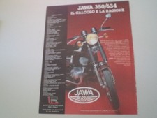 advertising Pubblicità 1983 MOTO JAWA 350/634