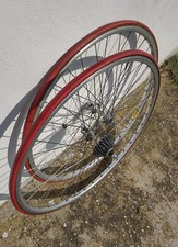 Full Campagnolo 700c Wheel set - Omega rims - Chorus Hubs - 8 Speed Cassette