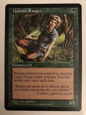 MTG 1x QUIRION RANGER (inglese) Mazzo Elfo —VISION — NEAR MINT Pari al Nuovo!