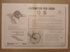 TACHIMETRO OS anni 50 – bicicletta, contachilometri - volantino