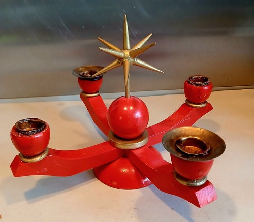 Antico candelabro candelabro