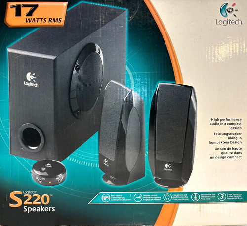 Logitech s220 speakers 1 - logitech,