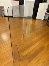 Divisorio Acrilico parafiato da banco  100x75 con finestra 