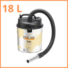 Bidone aspiracenere aspira cenere elettrico 18 Litri per stufe a pellet camino
