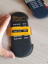 DISCO ORARIO FAEMA  CONCESSIONARIO ROMA  PUBBLICITARIA  FAEMINA VINTAGE FIAT 