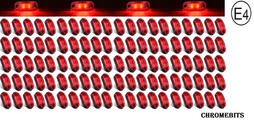 Rosso 24v led laterali - rosso,