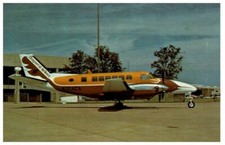 Chaparral Compagnie Aeree Beechcraft B 99 Aereo di Linea Aeroplano Cartolina