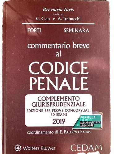 Codice penale commentato cedam - penale,