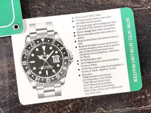 Rolex brochure submariner - rolex, gmt