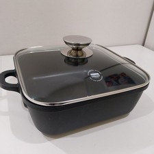 Pentola Berndes quadrata con coperchio Made in Germany