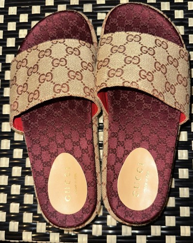 Gucci angelina platform slides - gucci,