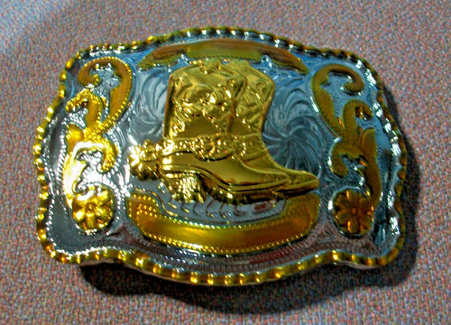 Fibbia cintura western colore - cintura,