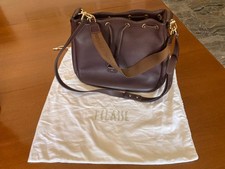 Borsa in ecopelle Alviero Martini 1^ Classe originale con tracolla e manico
