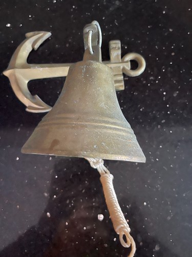 Vintage brass ships bell - vintage,