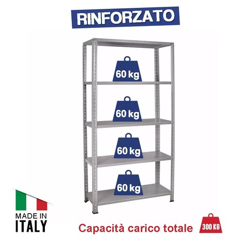 Scaffale kit ripiani piani - 5,