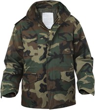 Woodland Camouflage M65 Coat