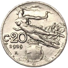 20 CENTESIMI 1919 - LIBERTÀ
