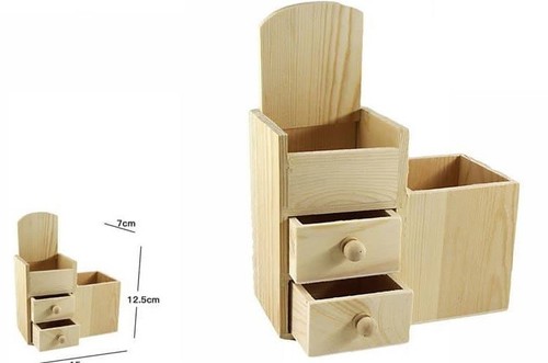 Portapenne legno organizer - legno,